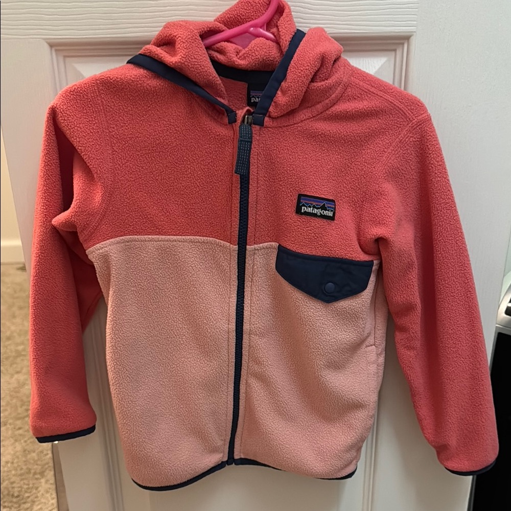 Patagonia Pink Fleece Jacket 3T
